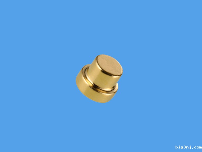 台阶磁铁,镀金凸形蛋糕状磁铁N52【价格优势 供应商】