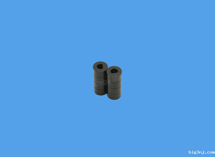 内孔D形多极钕磁环8极 6.5mm x 3mm x 3.7mm