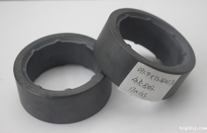 配图为8极环形转子磁钢