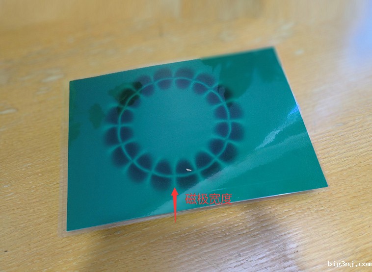 多极磁环的中间极宽度