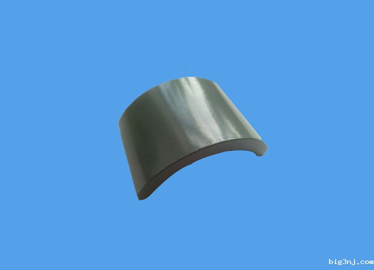 无刷电机粘结钕铁硼磁瓦 表面灰环氧