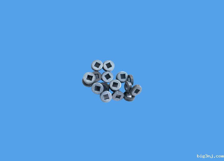 平面2极4极方孔铁氧体小磁环 7mm直径