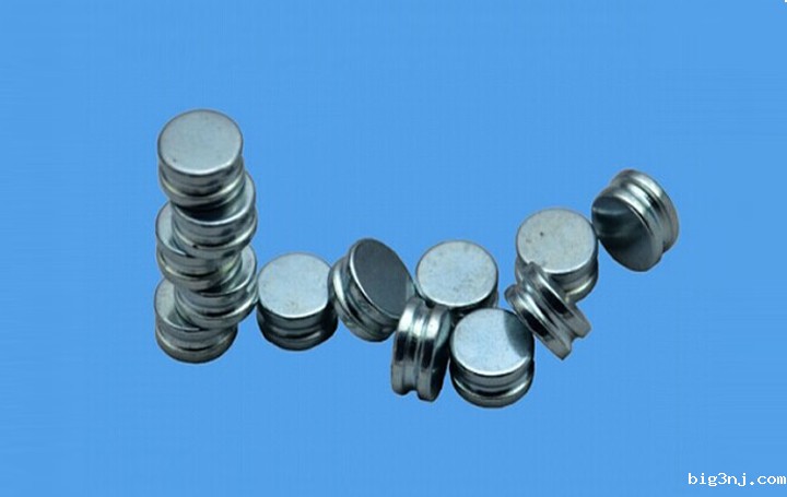 钕铁硼圆形磁铁侧边开槽（图片 定制 报价）