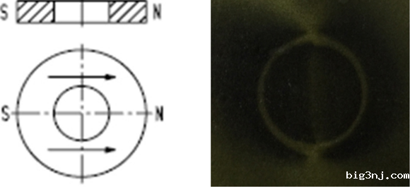 磁铁径向充磁图示