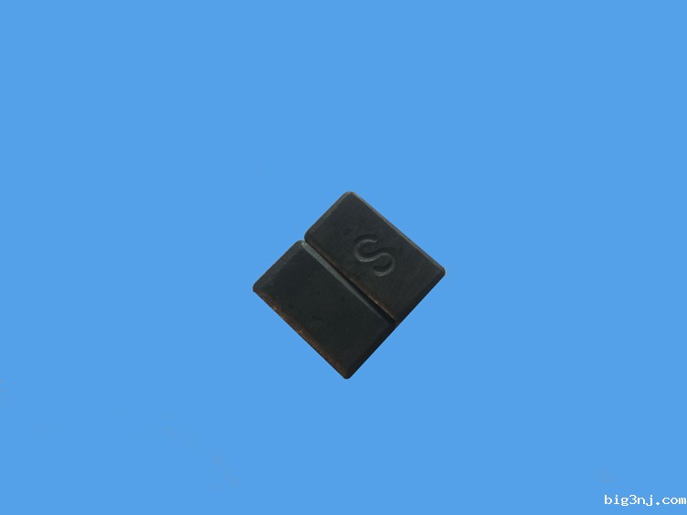 铁氧体方块磁铁 一面印S记号（图）