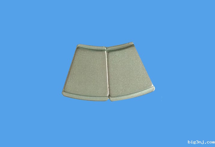 平面电机弧形扇形磁铁片N38SH