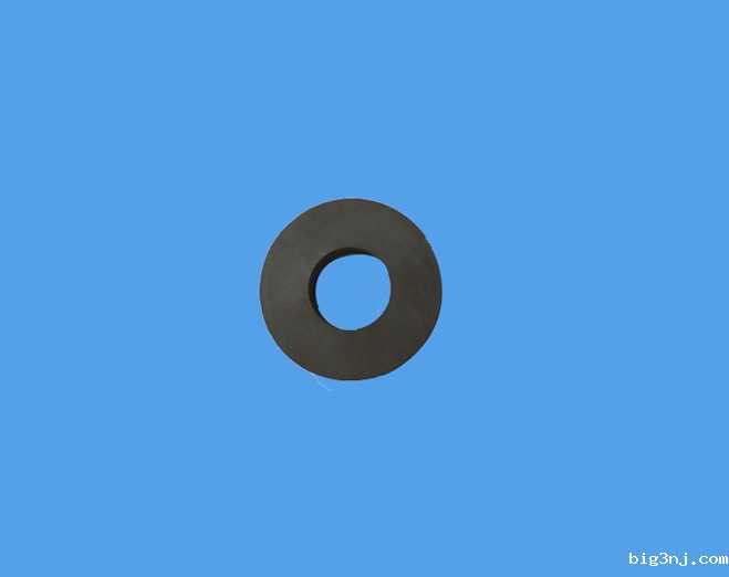圆环陶瓷铁氧体黑磁 D55*d25*7mm