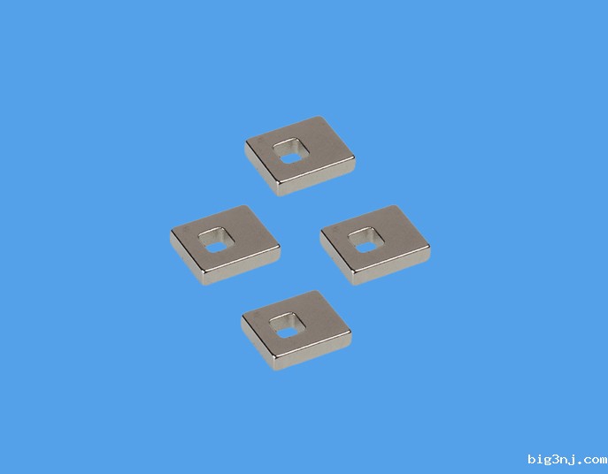 方形磁铁打方孔（图片 采购 定制）